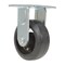 Vestil Rubber Rigid Caster 5 In. Diameter x 2 In. Width 440 Lb. Capacity Dark Black CST-VE-5X2MR-R - alternate 4